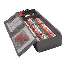 SKUBB (Storage case for wrapping paper, dark grey, 90x30x15 cm (35x12x6 ")